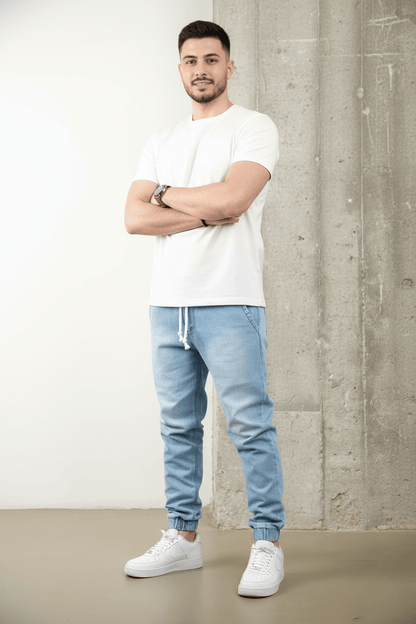 JEANS JOGGER BLUE B9691 - ZG PREMIUM