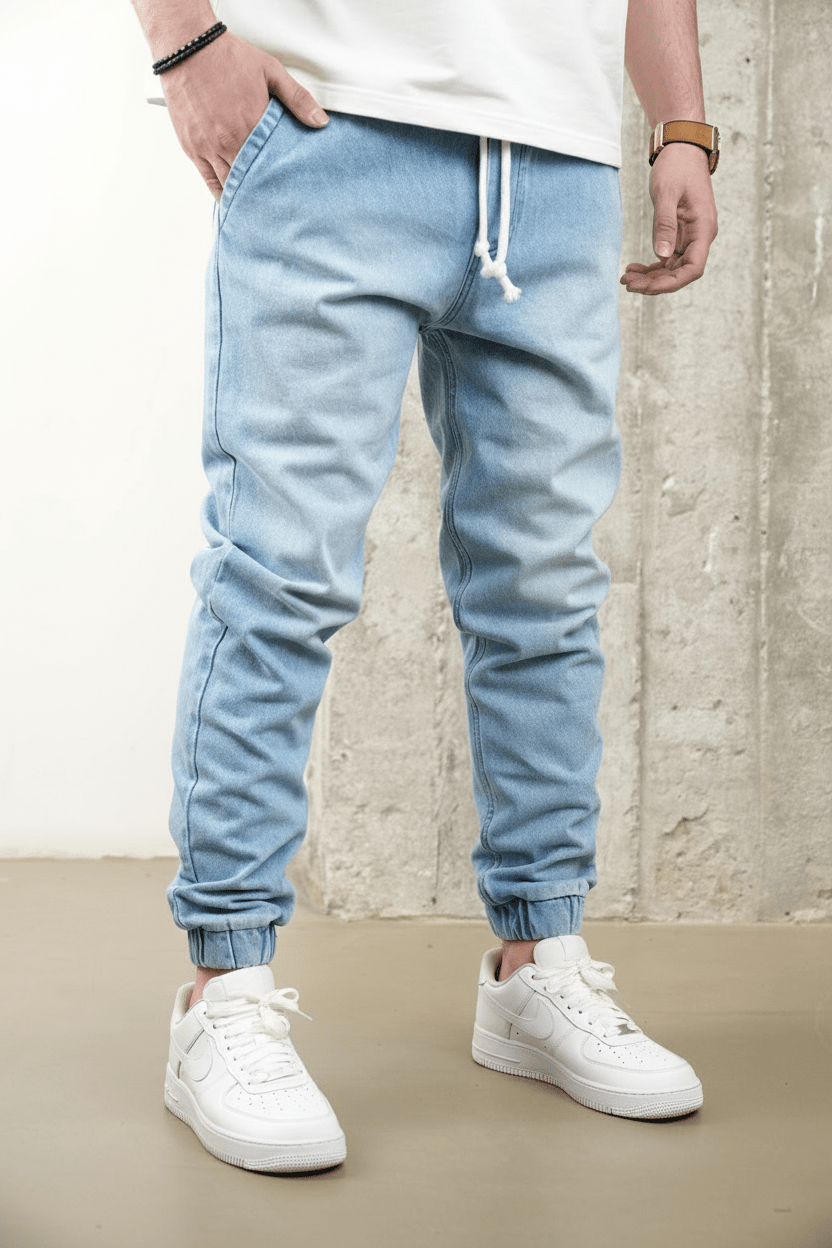 JEANS JOGGER BLUE B9691 - ZG PREMIUM