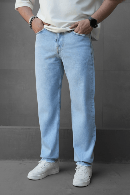 JEANS BAGGY BLUE SIMPLE C1336 - ZG PREMIUM