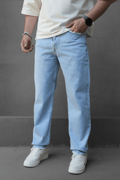 JEANS BAGGY BLUE SIMPLE C1336 - ZG PREMIUM