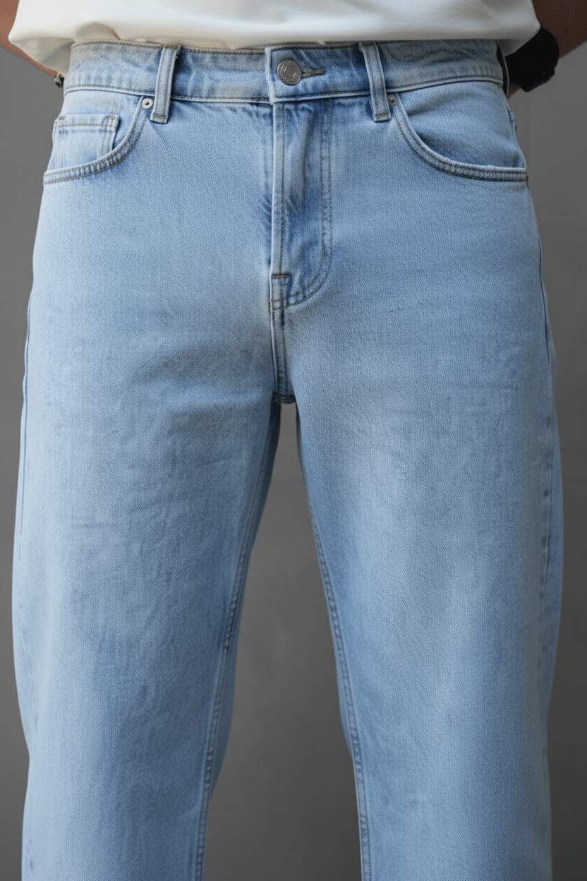 JEANS BAGGY BLUE SIMPLE C1336 - ZG PREMIUM