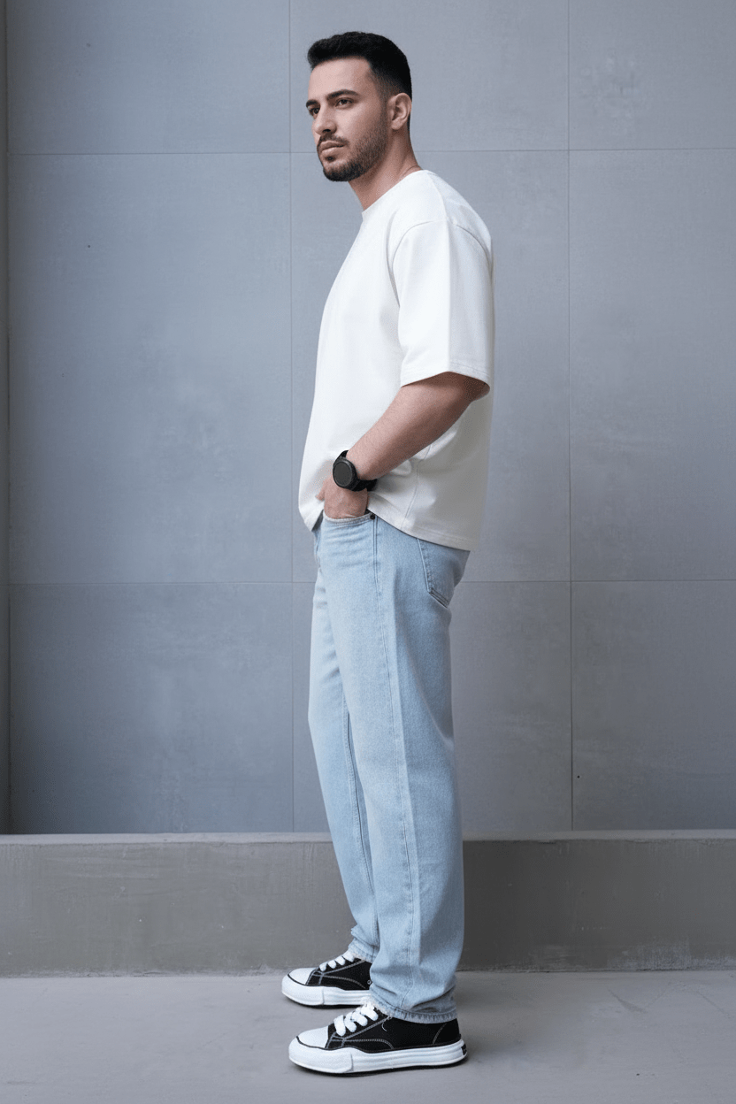 JEANS DROIT BLUE SIMPLE C1234 - ZG PREMIUM