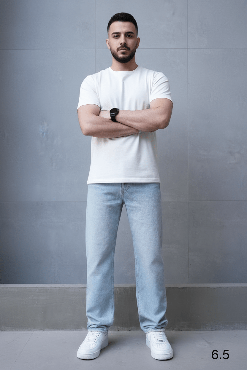 JEANS DROIT BLUE SIMPLE C1234 - ZG PREMIUM