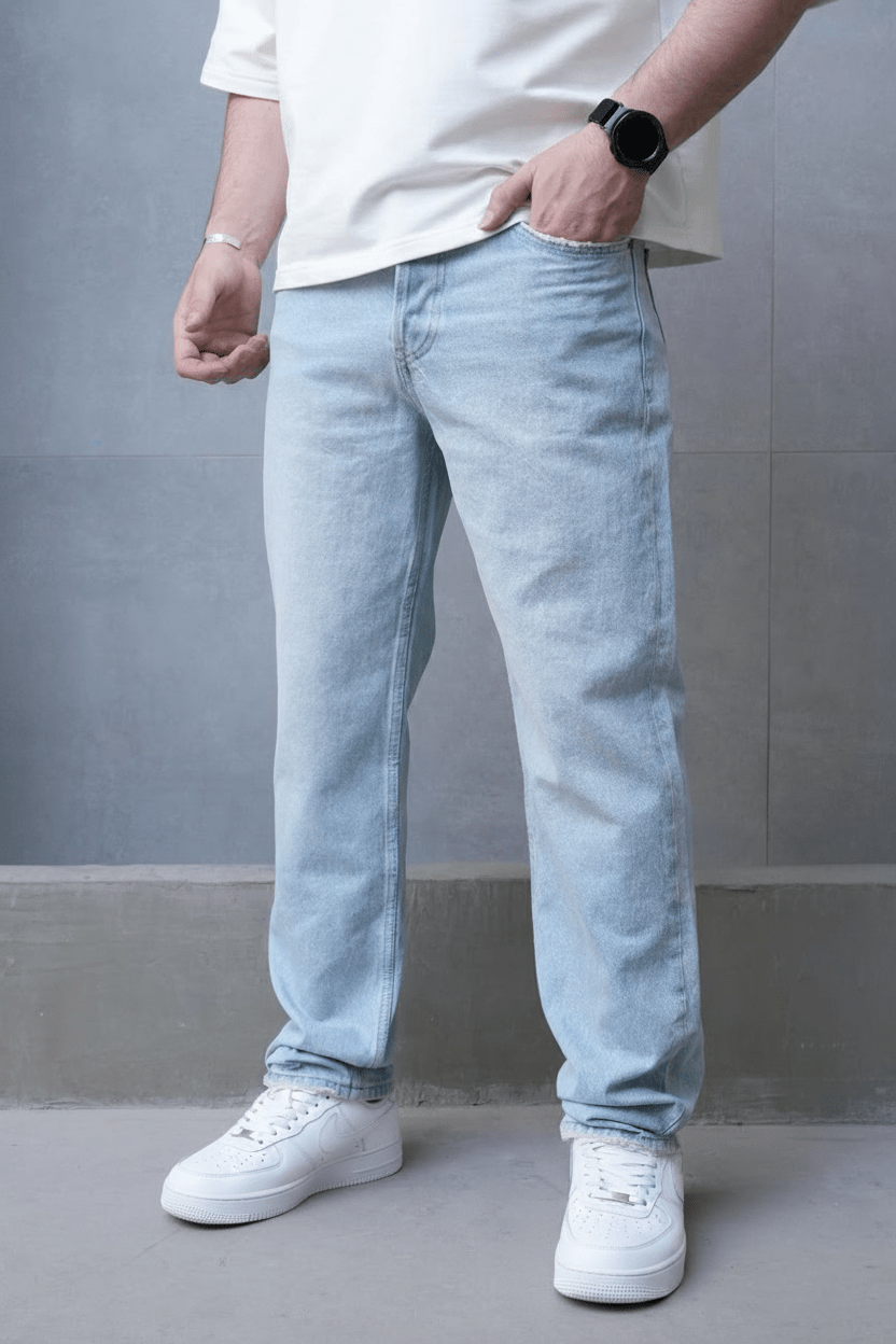 JEANS DROIT BLUE SIMPLE C1234 - ZG PREMIUM