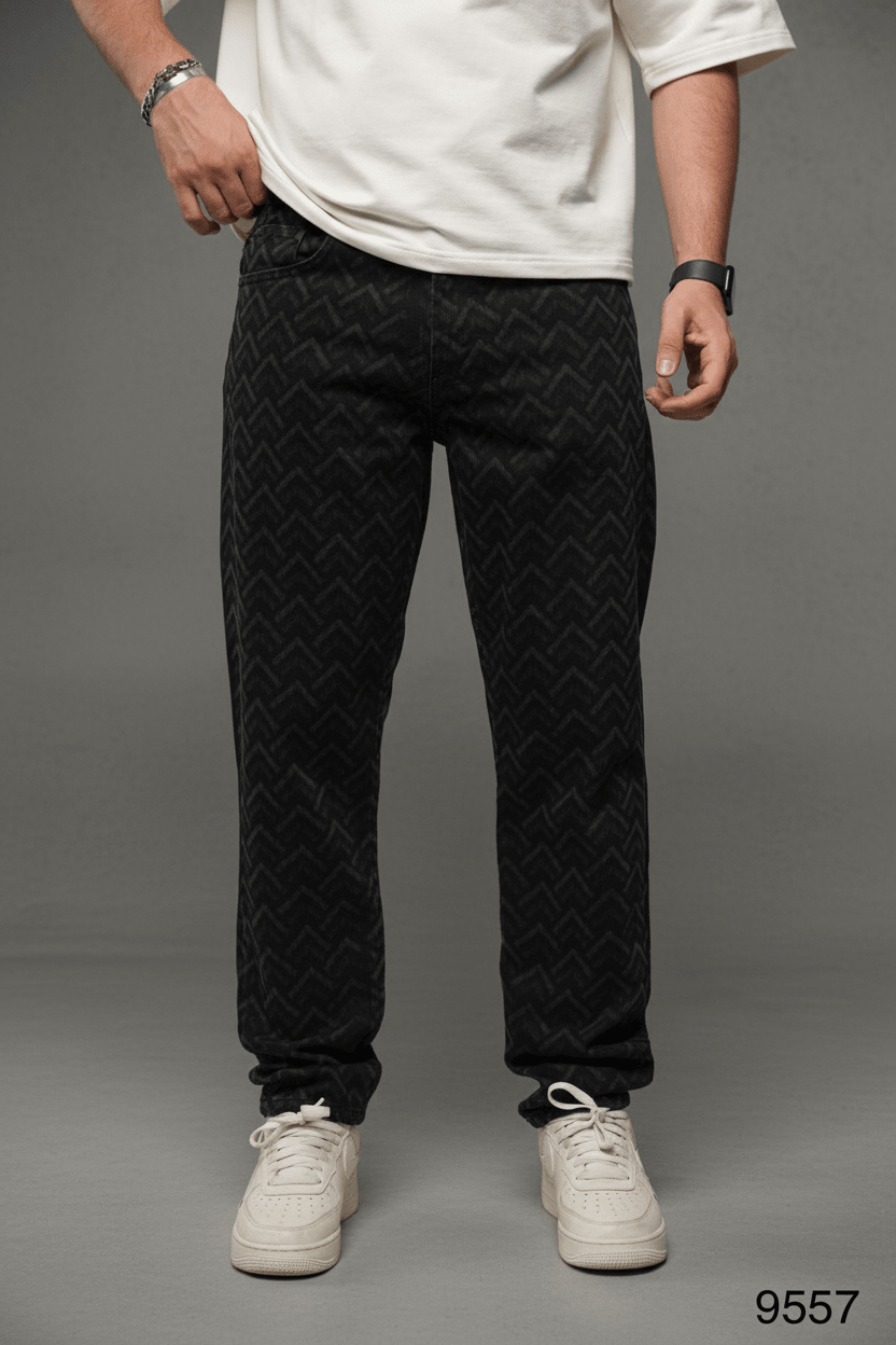 JEANS CAMOUFLAGE DIGITAL NOIR B9557 - ZG PREMIUM