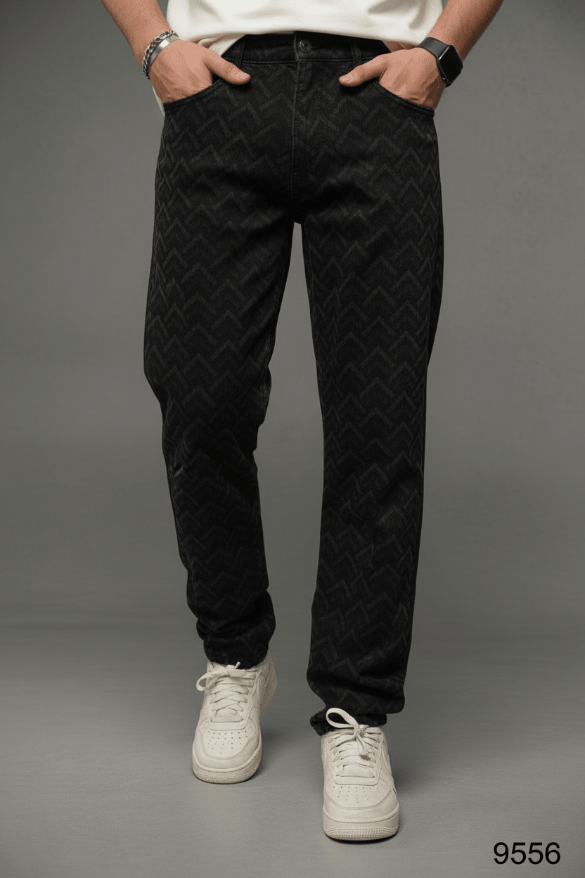 JEANS CAMOUFLAGE DIGITAL NOIR B9557 - ZG PREMIUM
