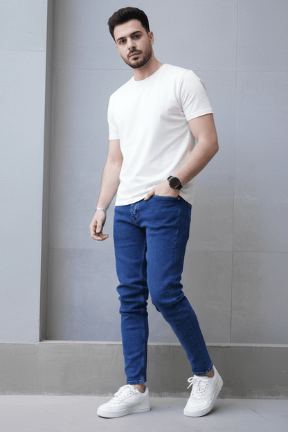 JEANS SLIM BLEU FONCE C1132 - ZG PREMIUM