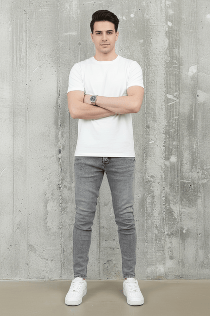 JEANS SKINNY GRIS C1059 - ZG PREMIUM