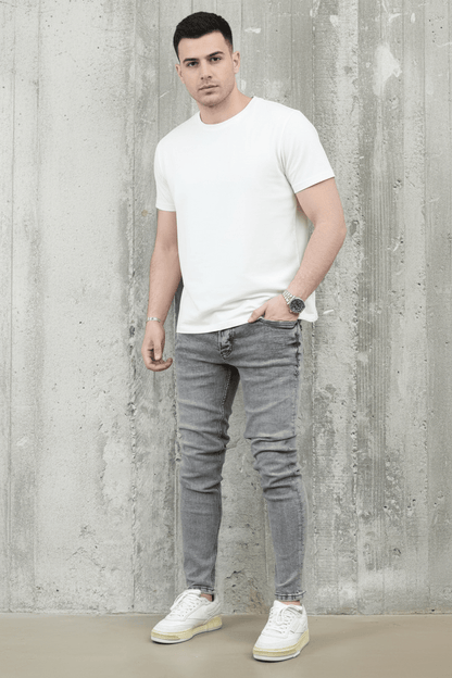 JEANS SKINNY GRIS C1059 - ZG PREMIUM