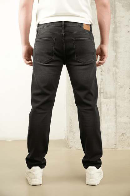 JEANS DROIT NOIR B9971 - ZG PREMIUM
