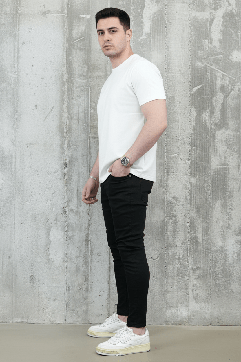 JEANS SKINNY NOIR B9972 - ZG PREMIUM