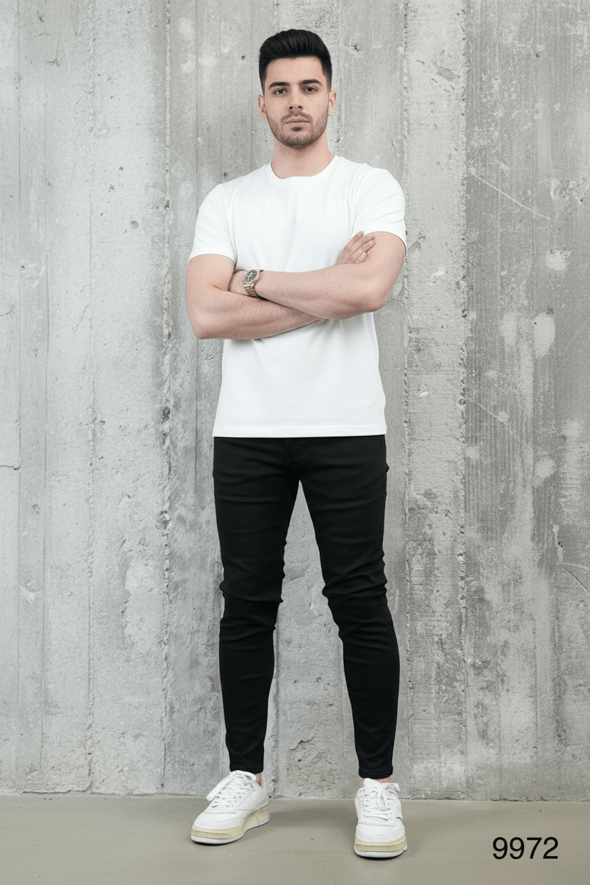 JEANS SKINNY NOIR B9972 - ZG PREMIUM