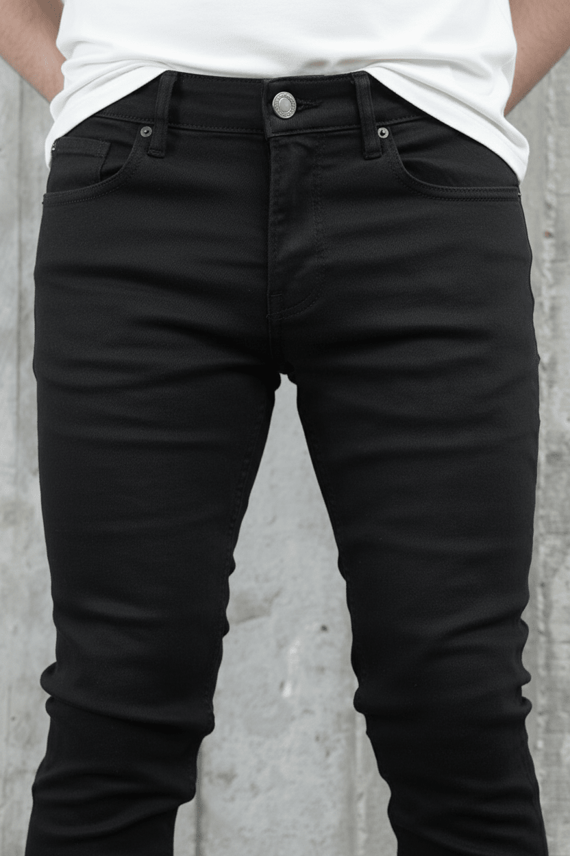 JEANS SKINNY NOIR B9972 - ZG PREMIUM