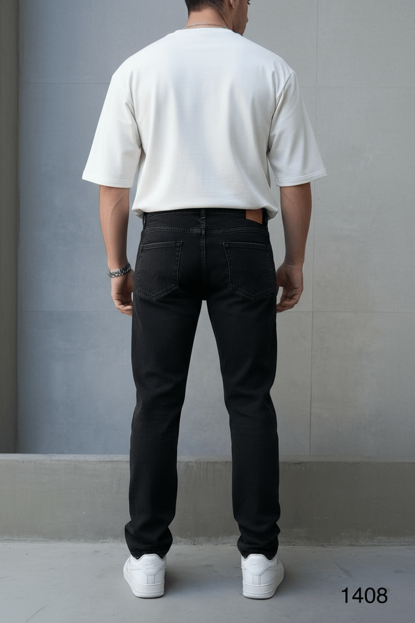 JEANS DROIT GRIS FANCé C1408 - ZG PREMIUM