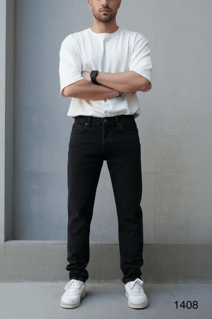 JEANS DROIT GRIS FANCé C1408 - ZG PREMIUM