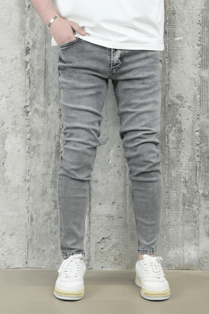 JEANS SKINNY GRIS B9748 - ZG PREMIUM