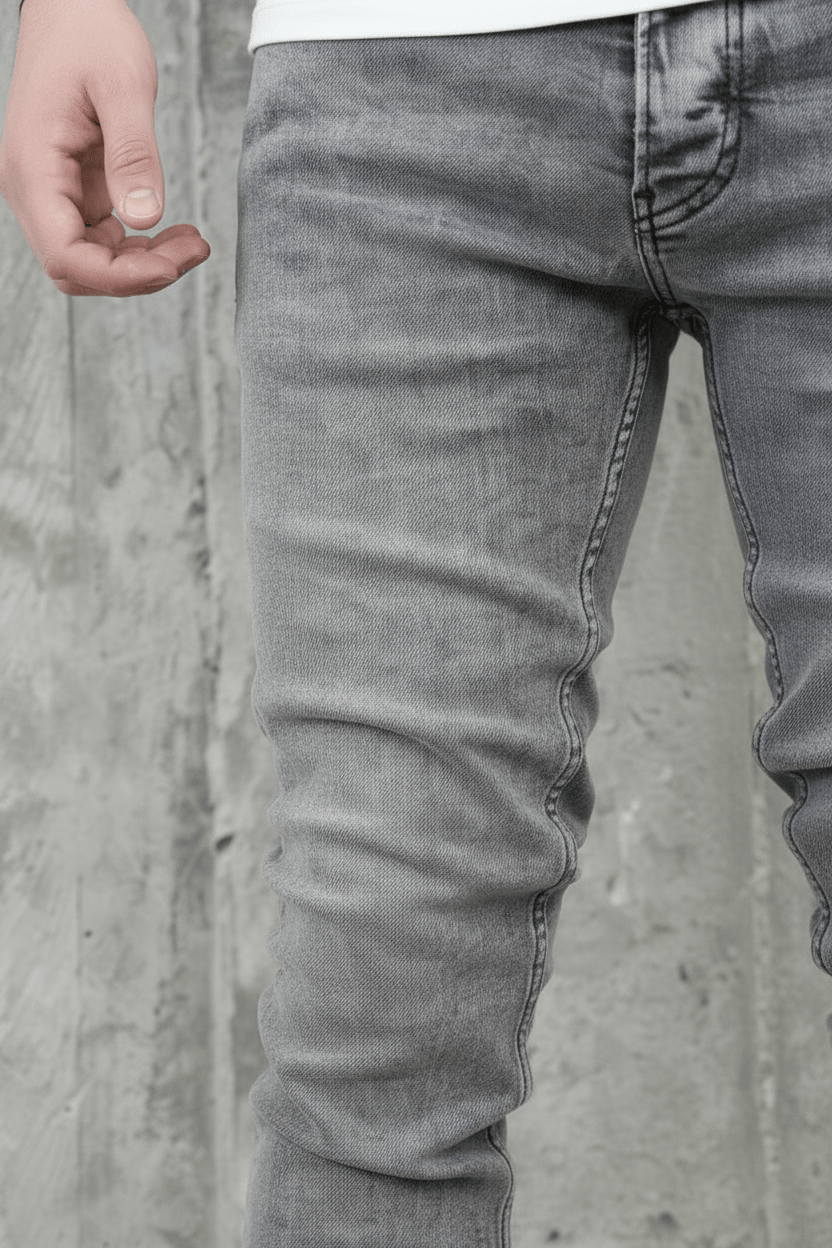 JEANS SKINNY GRIS B9748 - ZG PREMIUM