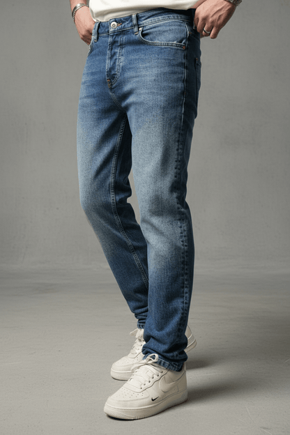 JEANS DROIT BLEU C1412 - ZG PREMIUM