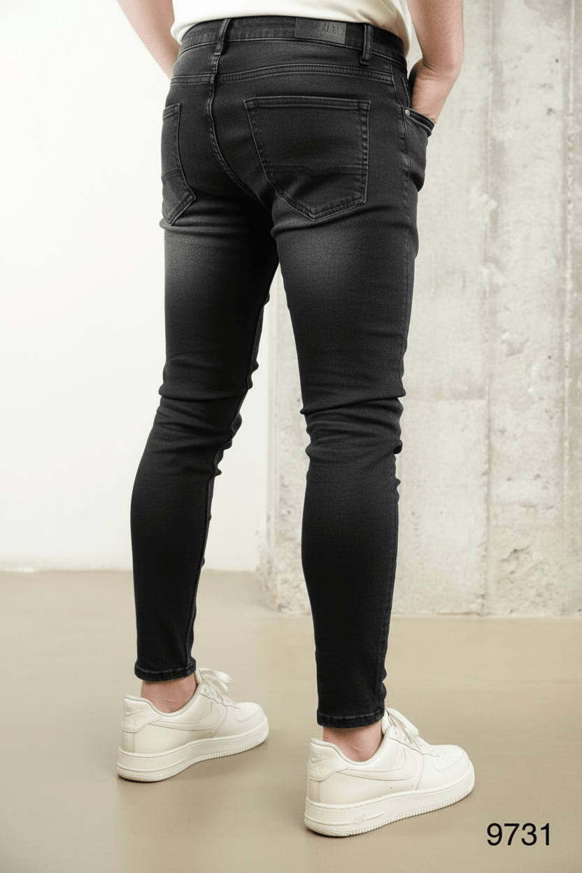 JEANS SKINNY NOIR B9731 - ZG PREMIUM