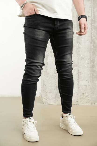 JEANS SKINNY NOIR B9731 - ZG PREMIUM