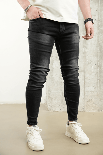 JEANS SKINNY NOIR B9731 - ZG PREMIUM