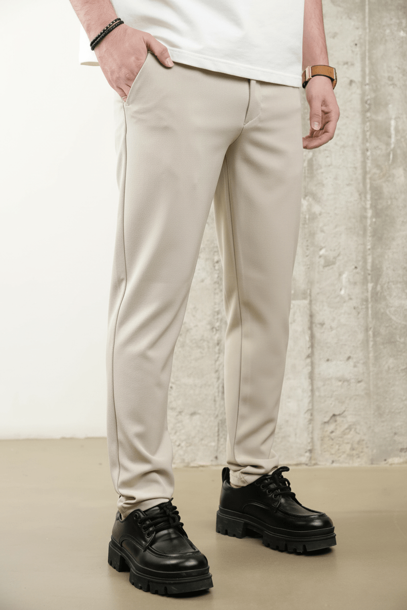 PANTALON BEIGE CLASSIQUE ADP04 - ZG PREMIUM