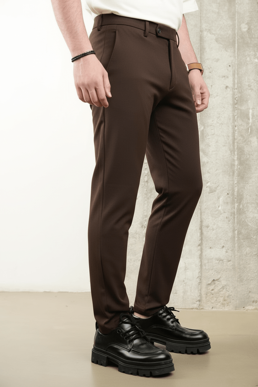 PANTALON MARON CLASSIQUE ADP04 - ZG PREMIUM