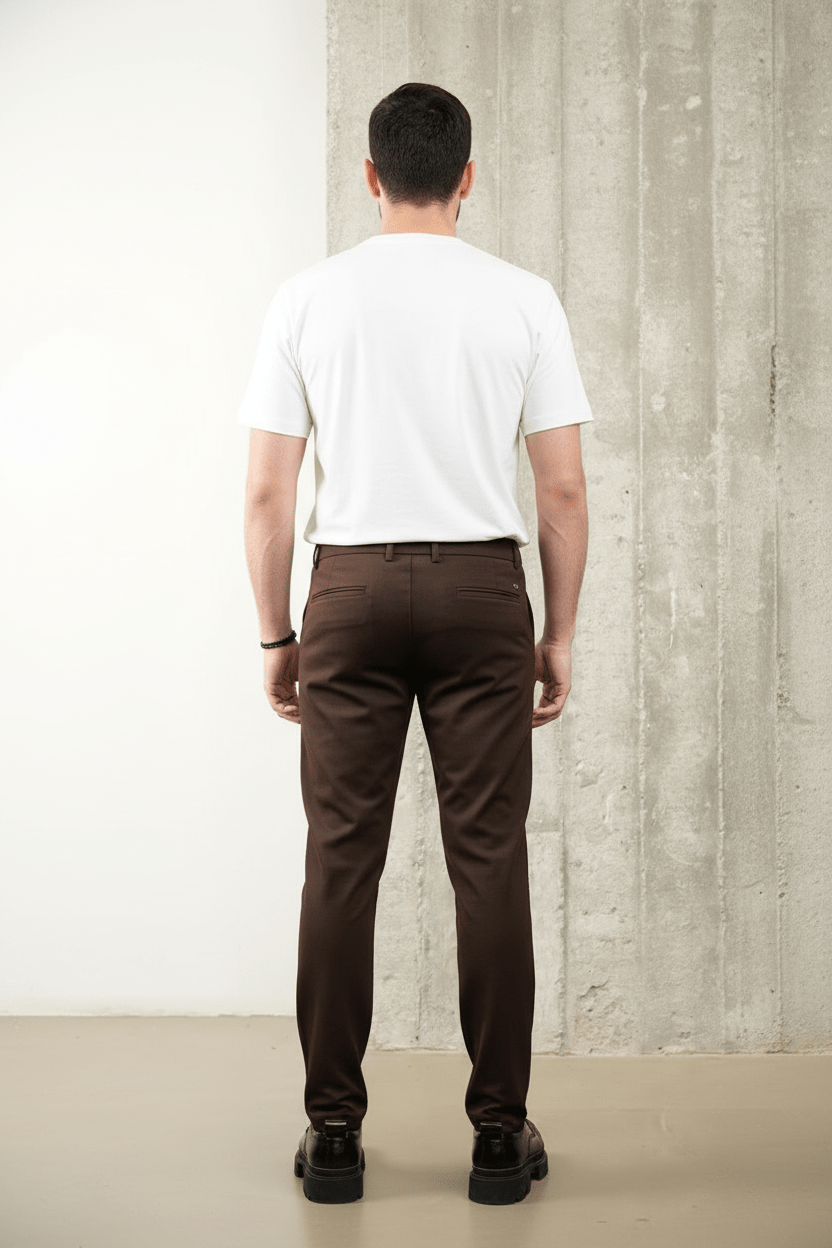 PANTALON MARON CLASSIQUE ADP04 - ZG PREMIUM