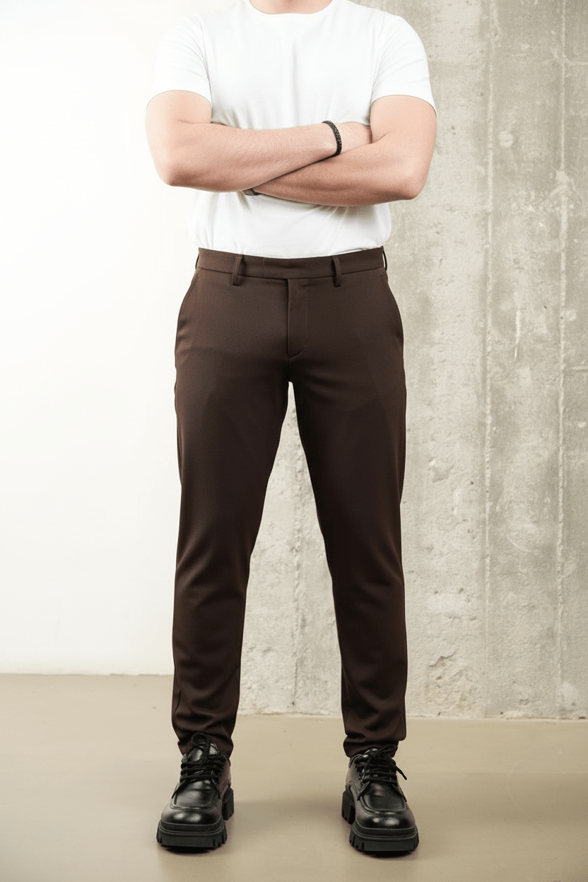 PANTALON MARON CLASSIQUE ADP04 - ZG PREMIUM