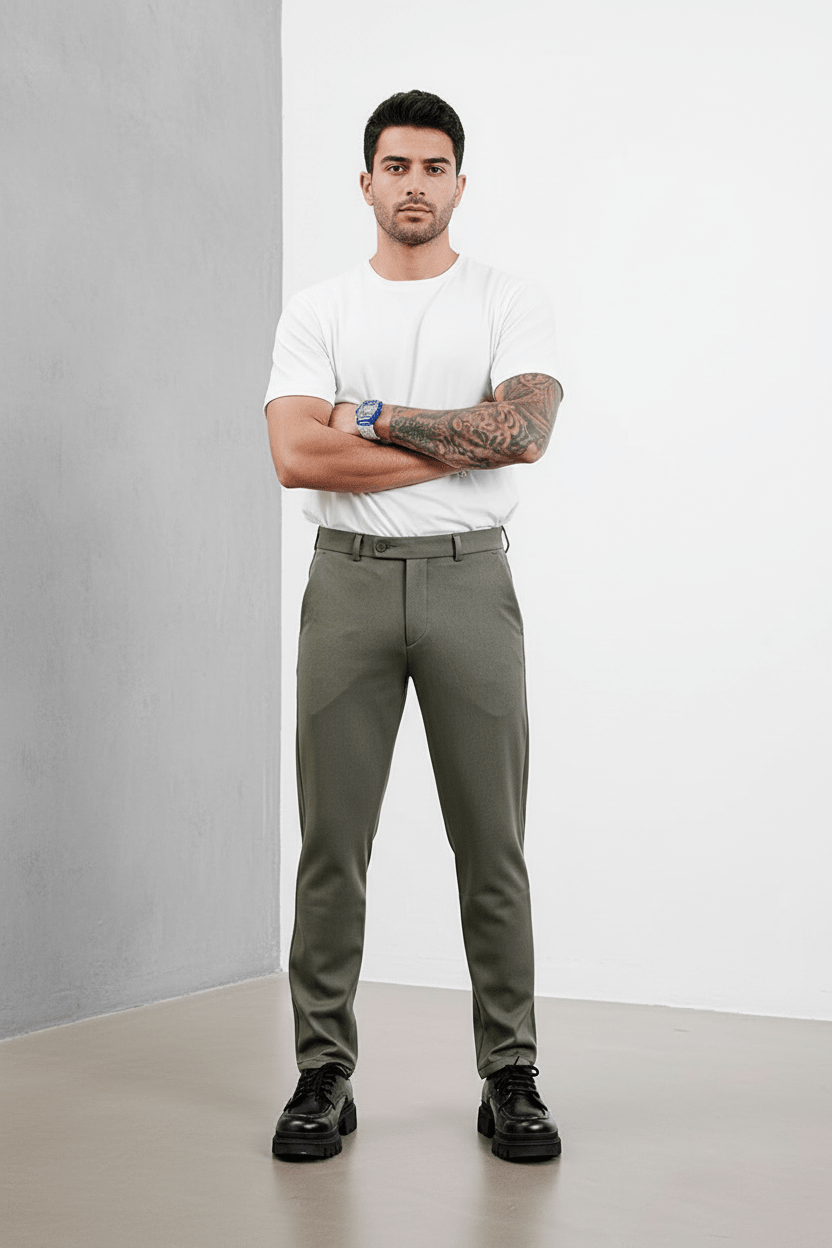 PANTALON VERT CLASSIQUE ADP04 - ZG PREMIUM