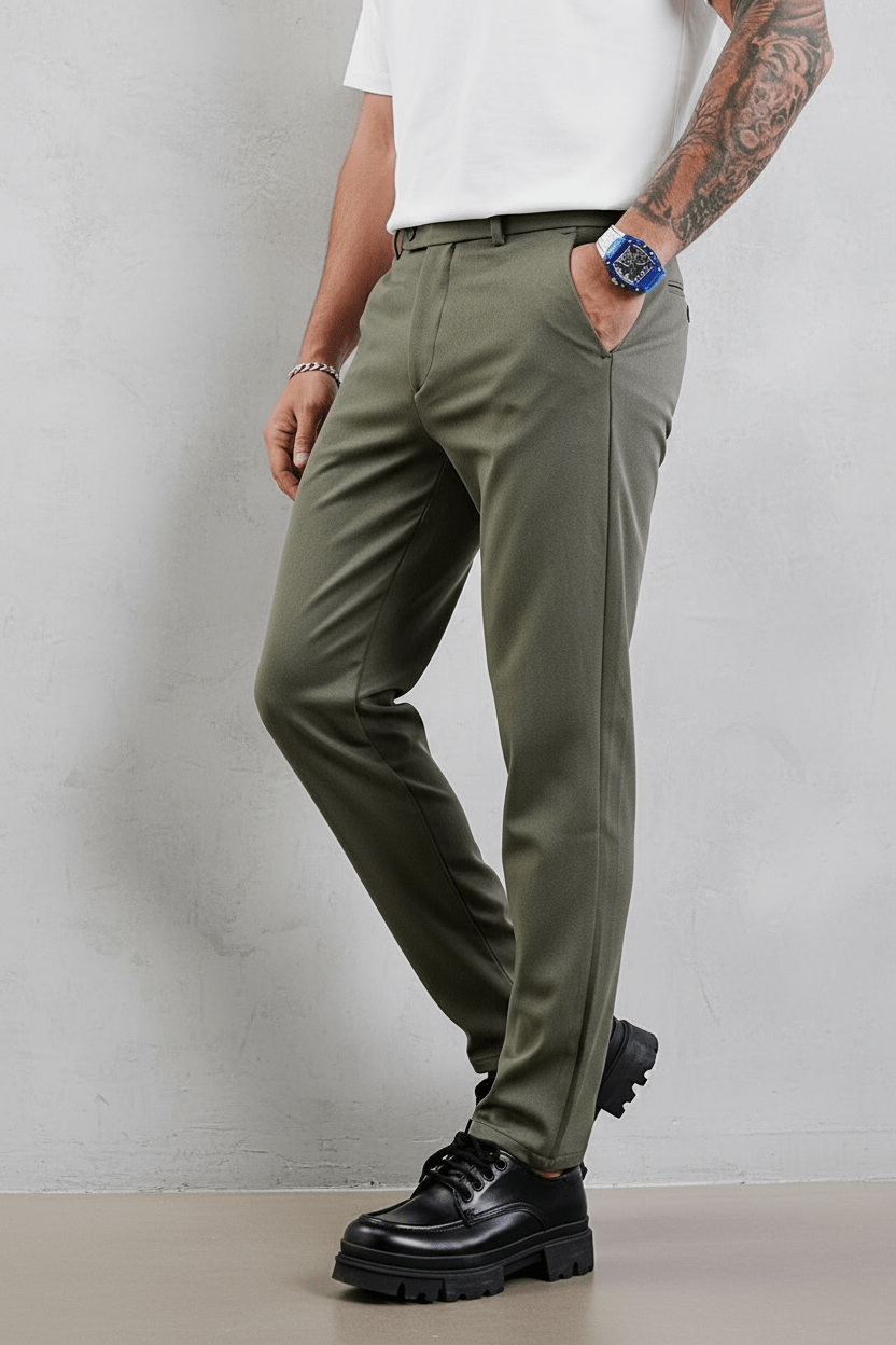 PANTALON VERT CLASSIQUE ADP04 - ZG PREMIUM