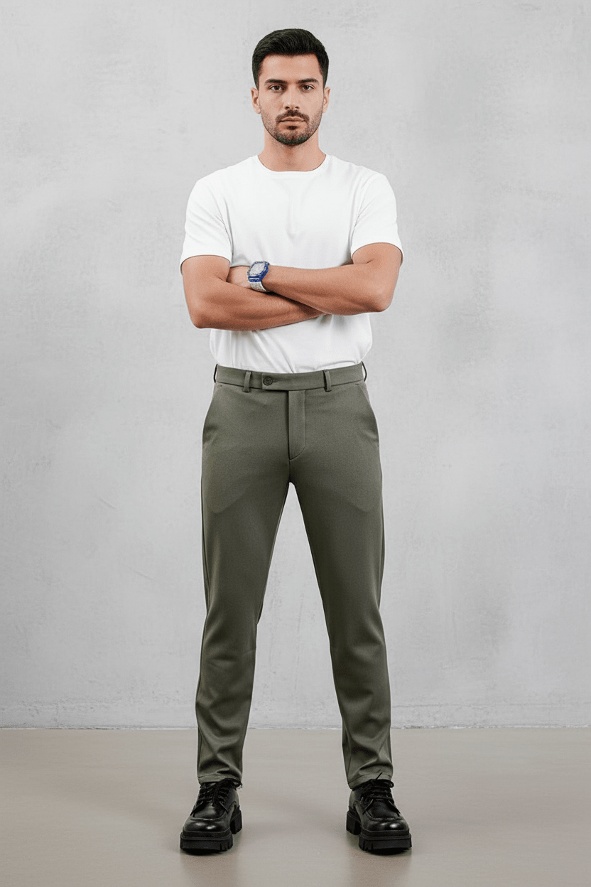 PANTALON VERT CLASSIQUE ADP04 - ZG PREMIUM