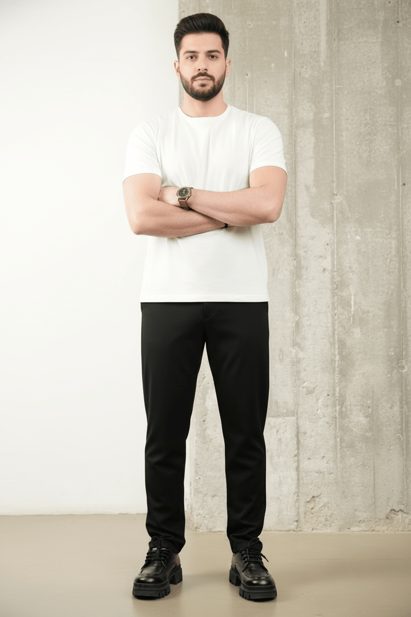 PANTALON NOIR CLASSIQUE ADP04 - ZG PREMIUM