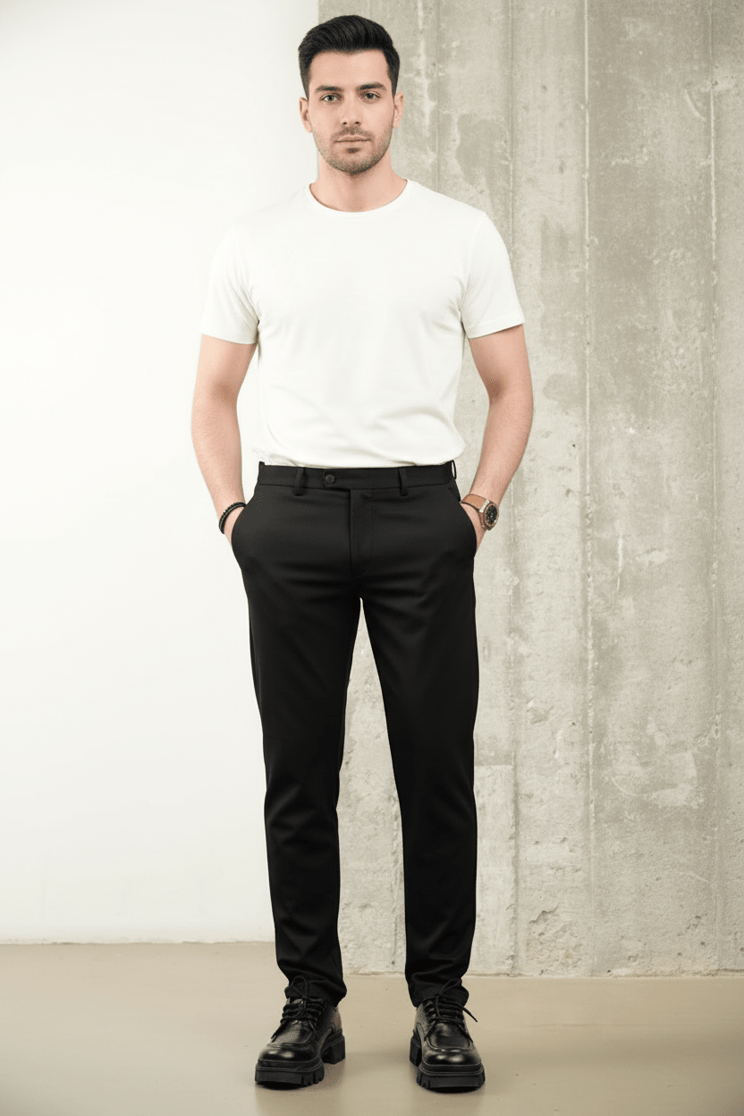 PANTALON NOIR CLASSIQUE ADP04 - ZG PREMIUM