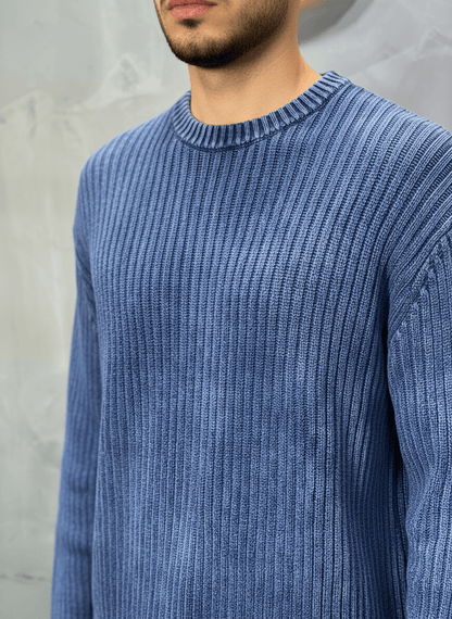 PULL TRICOT BLEU 2609 - ZG PREMIUM