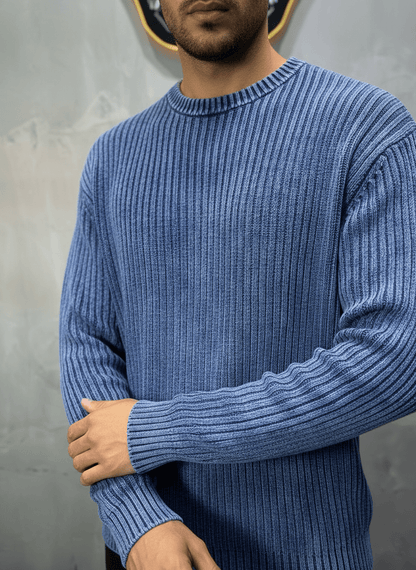 PULL TRICOT BLEU 2609 - ZG PREMIUM