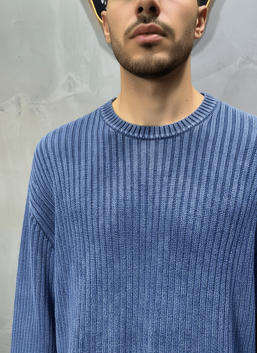 PULL TRICOT BLEU 2609 - ZG PREMIUM