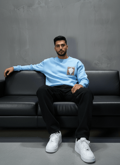 SWEAT BLEU ORNEMENTAL 7509 - ZG PREMIUM