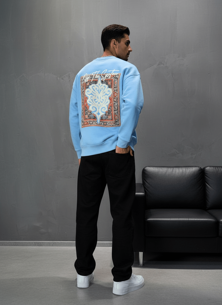 SWEAT BLEU ORNEMENTAL 7509 - ZG PREMIUM
