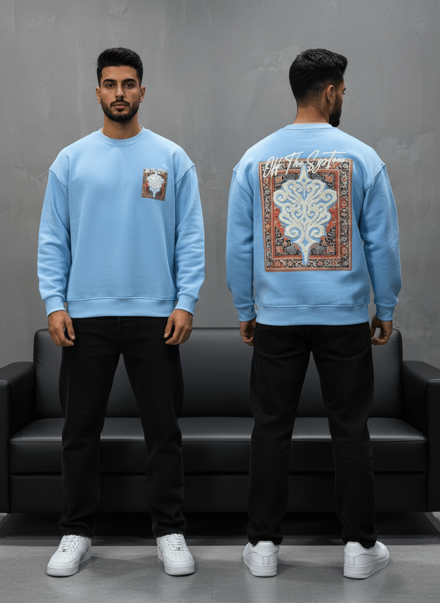 SWEAT BLEU ORNEMENTAL 7509 - ZG PREMIUM