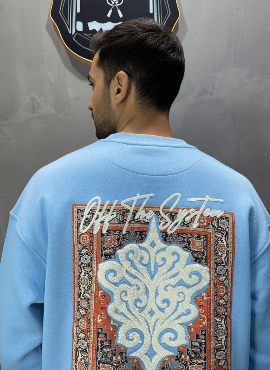 SWEAT BLEU ORNEMENTAL 7509 - ZG PREMIUM