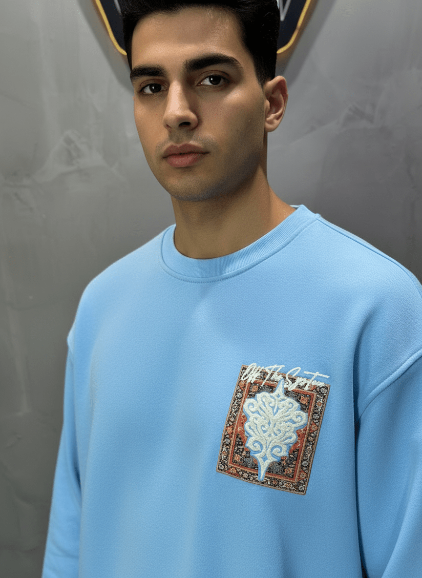 SWEAT BLEU ORNEMENTAL 7509 - ZG PREMIUM