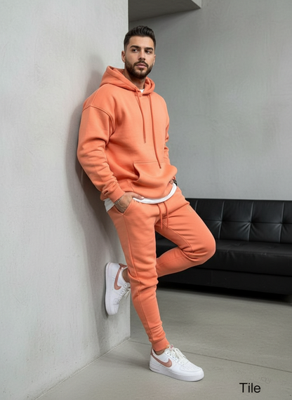 Ensemble jogging homme terracotta 6079
