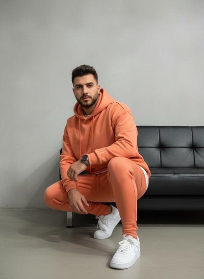 Ensemble jogging homme terracotta 6079
