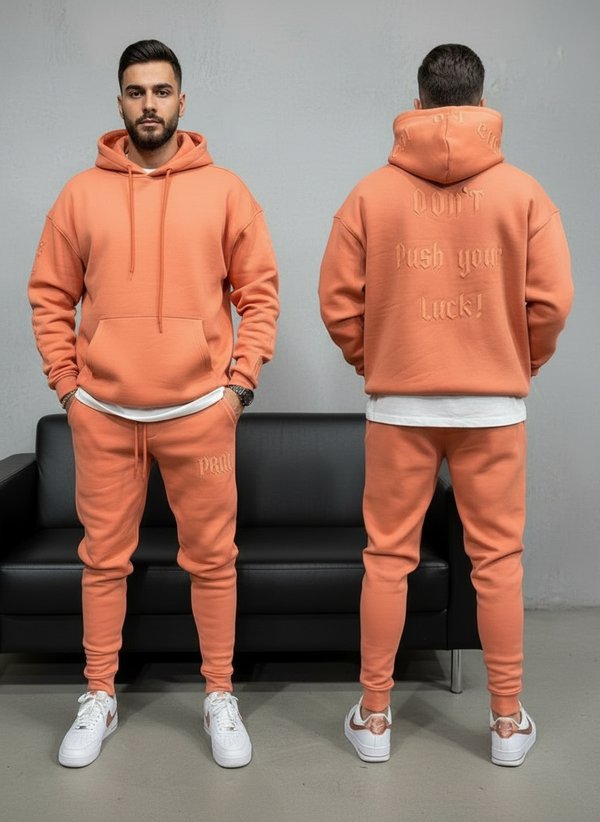Ensemble jogging homme terracotta 6079