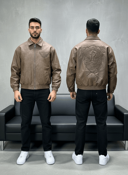 VESTE BOMBER KAKI RETRO 124 - ZG PREMIUM