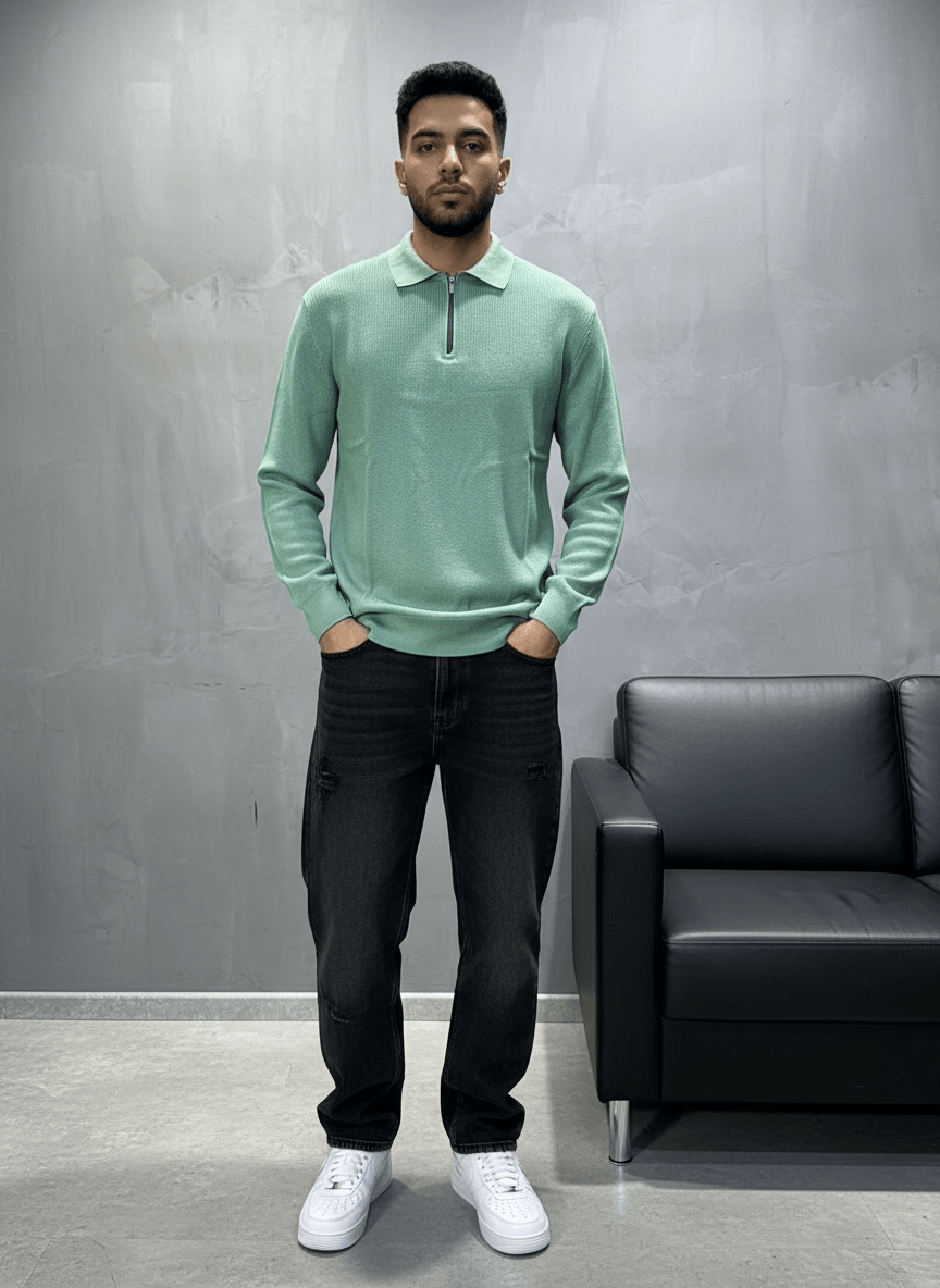 POLO TRICOTE GREEN 2302 - ZG PREMIUM