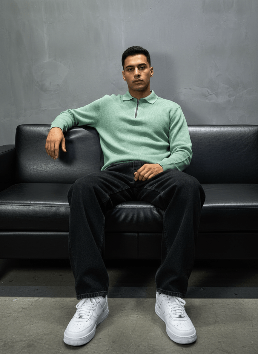 POLO TRICOTE GREEN 2302 - ZG PREMIUM