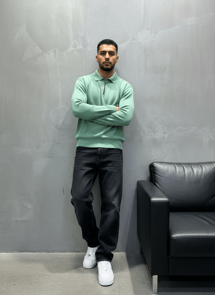 POLO TRICOTE GREEN 2302 - ZG PREMIUM