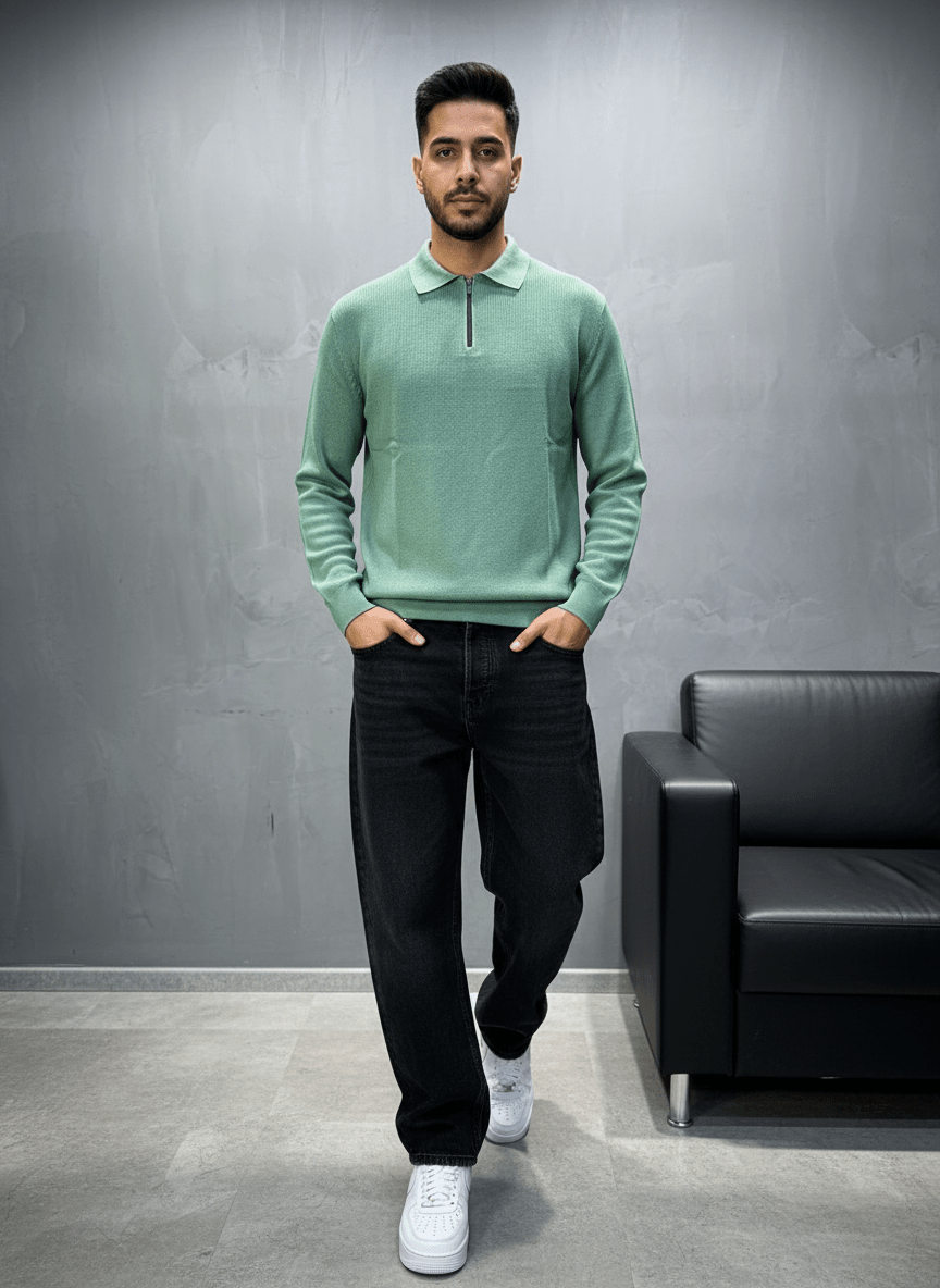 POLO TRICOTE GREEN 2302 - ZG PREMIUM